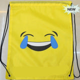 Funny emoticon Waterproof Swimming Storage Backpack Travel Shoulders Bag Storage Shoes Bag Water Sports Travel Portable Bag