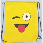 Funny emoticon Waterproof Swimming Storage Backpack Travel Shoulders Bag Storage Shoes Bag Water Sports Travel Portable Bag