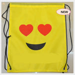Funny emoticon Waterproof Swimming Storage Backpack Travel Shoulders Bag Storage Shoes Bag Water Sports Travel Portable Bag