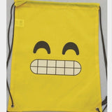 Funny emoticon Waterproof Swimming Storage Backpack Travel Shoulders Bag Storage Shoes Bag Water Sports Travel Portable Bag