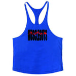 Brand Fitness Clothing Bodybuilding Stringer Tank Top Men Cotton Curved hem Y Back Sleeveless shirt Workout Vest gyms Singlets