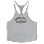 Muscleguys gyms vest Mens Cotton Hoodie Sweatshirts fitness clothes bodybuilding tank top men Sleeveless Tees Shirt tanktops