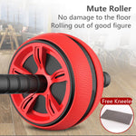 ABS Abdominal Roller Exercise Wheel Fitness Equipment Mute Roller For Arms Back Belly Core Trainer Body Shape Training Supplies